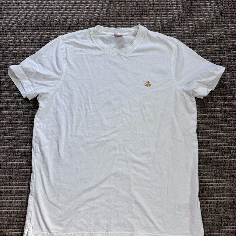 Brooks Brothers Classic White Short Sleeve Tee